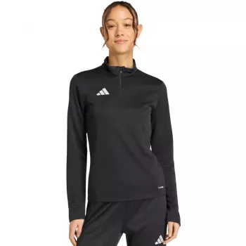 adidas Entrada 26 treniruočių viršus moterims, juodos spalvos, S dydis