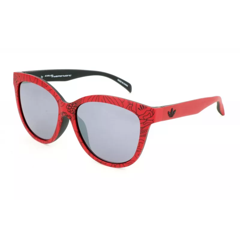 Adidas Men's AORD005SBG053 Rectangular Sunglasses - Black Frame Grey Lens 54/21/140 mm