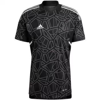ADIDAS Vyriški Condivo 22 vartininko marškinėliai trumpomis rankovėmis juodi HB1619