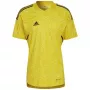 adidas Vyriškas Condivo 22 vartininko marškinėliai trumpomis rankovėmis saulės geltoni HF0138