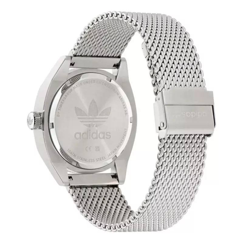 Adidas vyriškas skaitmeninis laikrodis AOFH22502 42mm juodas silikoninis dirželis