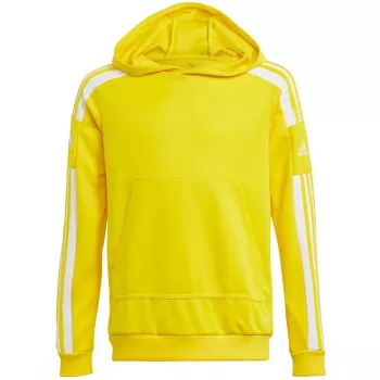 adidas Squadra 21 Jaunimo džemperis su gobtuvu geltonas GP6431 116cm