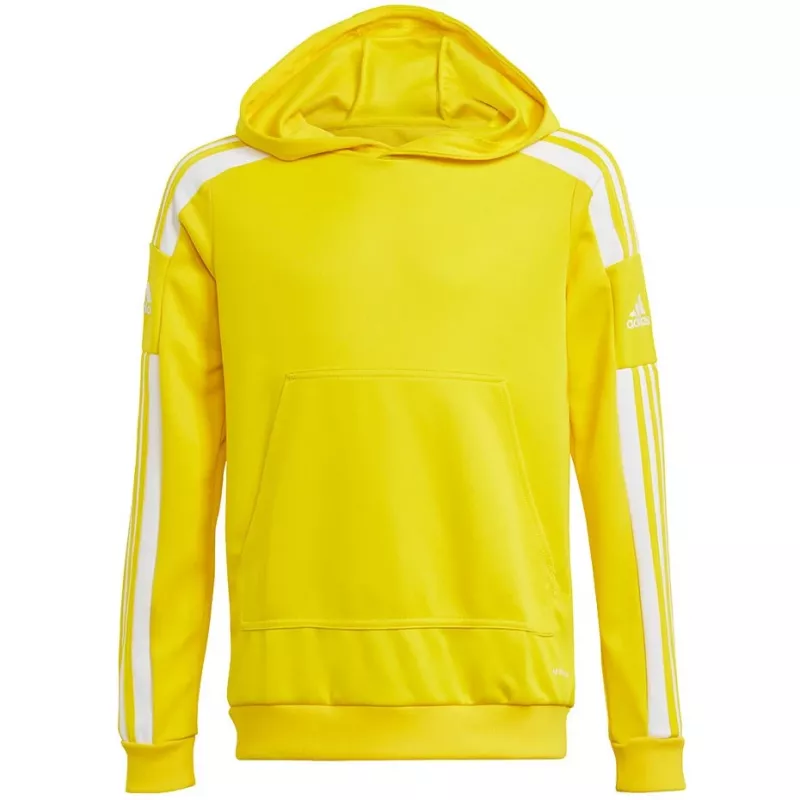 adidas Squadra 21 Jaunimo džemperis su gobtuvu geltonas GP6431 116cm