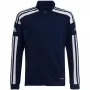 adidas Squadra 21 treniruočių pilnai užsegamas džemperis komandos tamsiai mėlynas jaunimo 164