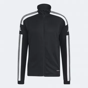 Adidas Squadra 21 treniruočių ketvirčio užtrauktuko džemperis vyriškas juodas dydis M