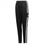 adidas Squadra 21 treniruočių jaunimo kelnės juodos GK9553 140cm