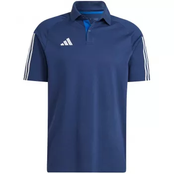adidas Tiro 23 Competition polo vyriški marškinėliai komandos tamsiai mėlyni/balti XS