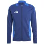 adidas Tiro 24 Competition vyriškas megztinis mėlynas IP1874 - Team Royal Blue/White, dydis M, perdirbtas poliesteris, AEROREADY, prigludęs kirpimas, ketvirčio užtrauktukas