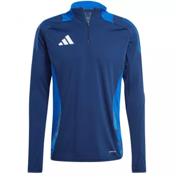 adidas Tiro 24 Competition Training Top Team Navy Blue 2 / White Vyriškas aptempto kirpimo ilgomis rankovėmis AEROREADY Recycled Polyester Futbolo marškinėliai S