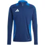 adidas Tiro 24 Competition Training Top Team Navy Blue 2 / White Vyriškas aptempto kirpimo ilgomis rankovėmis AEROREADY Recycled Polyester Futbolo marškinėliai S