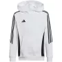 adidas Tiro 24 gobtuvinis megztinis, baltas, IR7506, 116 cm