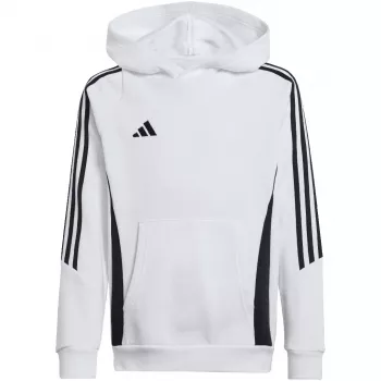 adidas Tiro 24 gobtuvinis megztinis, baltas, IR7506, 128 cm