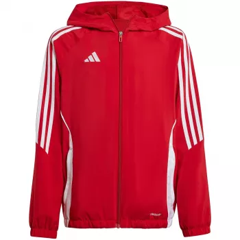 adidas Tiro 24 Kids Training Jacket Raudona/Balta 164cm