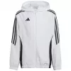 adidas Tiro 24 Vaikiška treniruočių striukė Balta IM8799 164cm