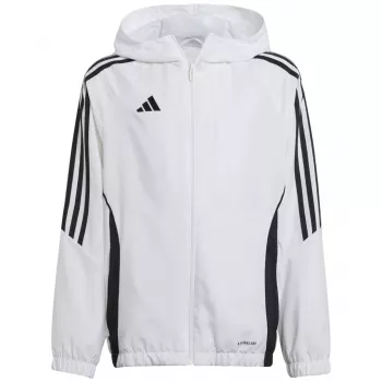 adidas Tiro 24 Vaikiška treniruočių striukė Balta IM8799 164cm
