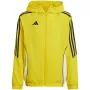 adidas Tiro 24 treniruočių striukė jaunimui unisex Solar Yellow/Black 164 cm