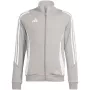 adidas Tiro 24 treniruočių megztinis vaikams - pilkas - dydis 164 cm (13-14 metų) - AEROREADY perdirbtas poliesteris