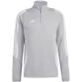 adidas Tiro 24 treniruočių viršus pilkai baltas IS1041 2XL vyriškas megztinis