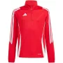 adidas Tiro 24 treniruočių viršus vaikams raudonas 128cm