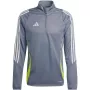 adidas Tiro 24 treniruočių viršus vidutinio pilkumo Heather XL