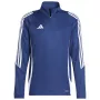 adidas Tiro 24 treniruočių viršus Team Navy Blue/White vyriškas, prigludęs, ilgomis rankovėmis, su ketvirčio užtrauktuku
