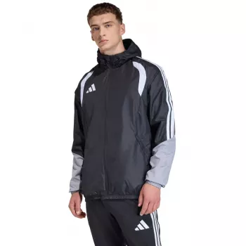 adidas Tiro 26 Competition All Weather vyriška futbolo striukė, juoda, S dydis
