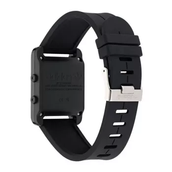 Adidas Unisex AOST23568 Quartz Analog Watch 31mm Black Silicone