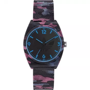 Adidas Unisex Digital Watch AOST22569 38mm Black Silicone