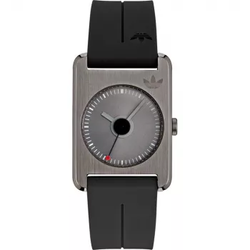 Adidas Unisex Watch AOST23563 31mm Quartz Analog Silicone Black