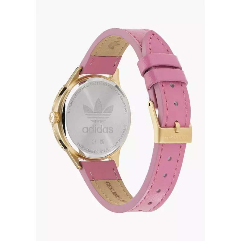 Adidas Women's Watch AOFH22509 36mm Rose Gold White Silicone