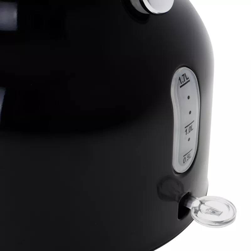 Adler AD 1346B elektrinis virdulys 1,7 l, 2200 W, juodos ir metalinės spalvos