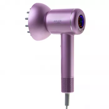 ADLER AD 2270p kelioninis plaukų džiovintuvas 1200W, dviguba įtampa, sulankstomas, juodas/sidabrinis