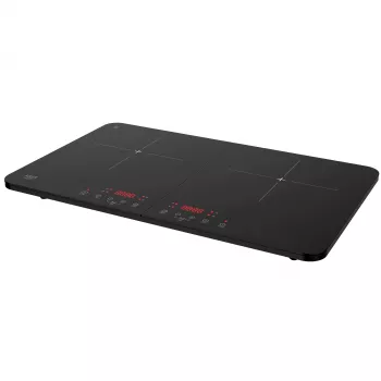 Adler AD 6516 Dviguba indukcinė kaitlentė 3500W Liečiamas valdymas Juoda