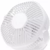 Adler AD 7335 Įkraunamas segtuvinis stalinis ventiliatorius, 6W, 12,7 cm, 3 greičiai, siūbavimas, baltas