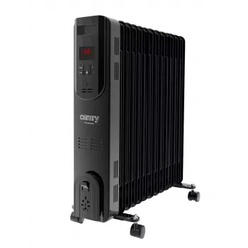 Camry CR 7814 aliejinis radiatorius su nuotolinio valdymo pultu, 2500 W, 13 briaunų, juodas