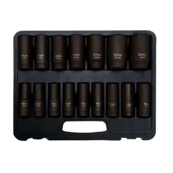 ADLER Impact Socket Set Long 16pcs 1/2 inch 10-32mm