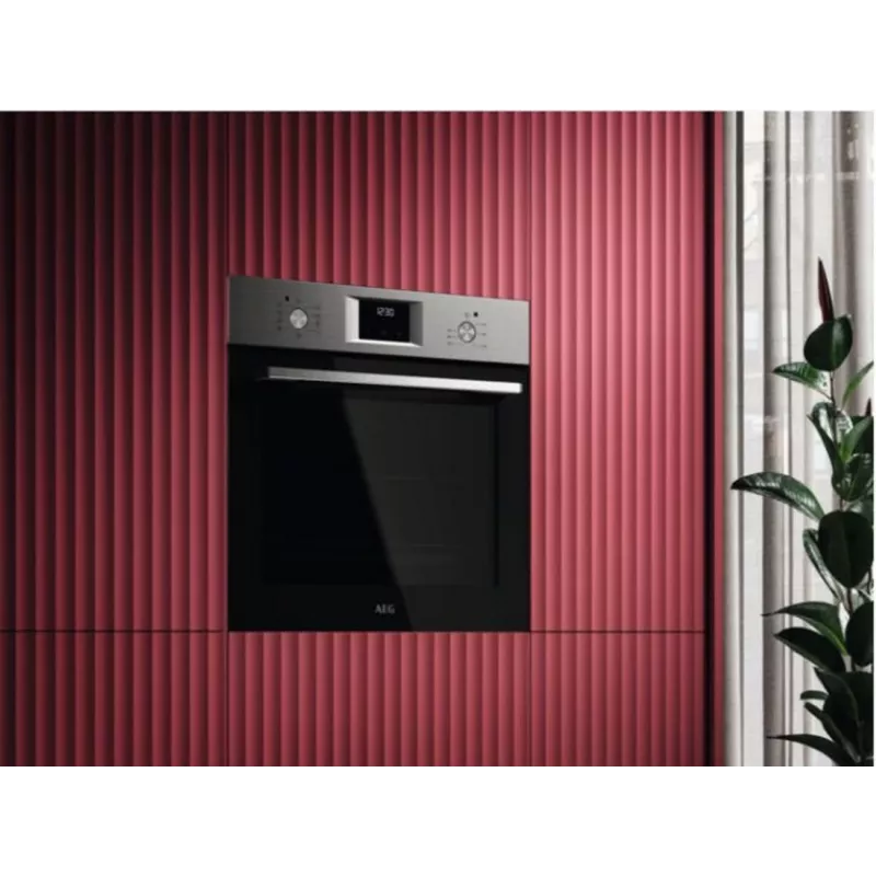 AEG 5000 SurroundCook įmontuojama elektrinė orkaitė, 65L, pirolitinis savaiminis valymas, nerūdijantis plienas