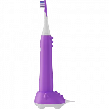 AENO belaidis dantų šepetėlis, violetinis, 3 šepetėlių galvutės, 600 mAh, 5 režimai, išmanus priminimas
