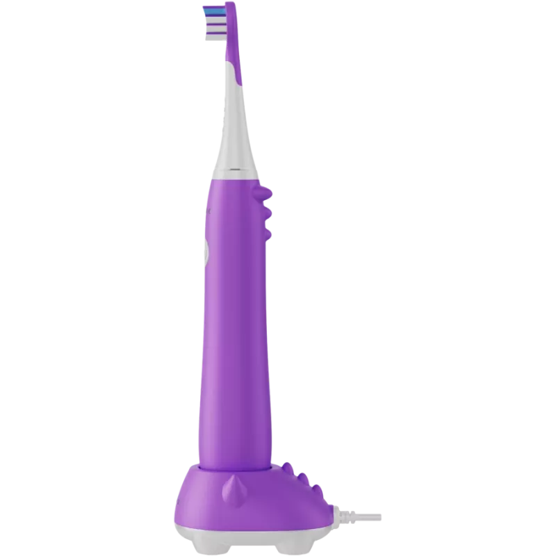 AENO belaidis dantų šepetėlis, violetinis, 3 šepetėlių galvutės, 600 mAh, 5 režimai, išmanus priminimas