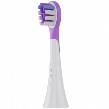 AENO belaidis dantų šepetėlis, violetinis, 3 šepetėlių galvutės, 600 mAh, 5 režimai, išmanus priminimas