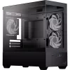 AEROCOOL P300D G-BK-v1 Mini Tower ATX dėklas, juodas, grūdintas stiklas