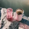AeroPress Go Plus kavos virimo aparatas su rožiniu terminiu puodeliu 475 ml