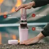AeroPress Go Plus kavos virimo aparatas su rožiniu terminiu puodeliu 475 ml