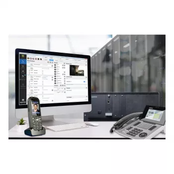 AGFEO ES 730 IT IP ryšių sistema (PBX) – 100 abonentų, 100 SIP magistralių, 30 VoIP skambučių, Gigabit Ethernet, USB, ugniasienė, VPN, UC-Suite, CTI, žiniatinklio sąsaja