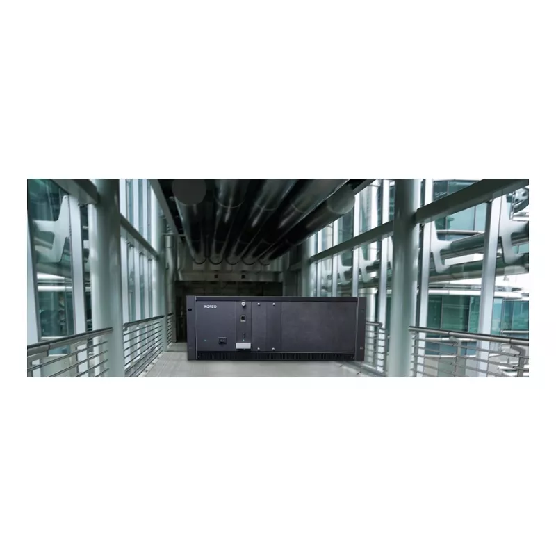 AGFEO ES 730 IT IP ryšių sistema (PBX) – 100 abonentų, 100 SIP magistralių, 30 VoIP skambučių, Gigabit Ethernet, USB, ugniasienė, VPN, UC-Suite, CTI, žiniatinklio sąsaja
