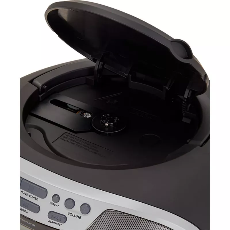 Aiwa BBTU-400SL nešiojama stereo sistema CD/FM RDS/USB/Bluetooth sidabrinė MP3 atkūrimas