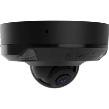 Ajax DomeCam Mini IP Camera 5MP 2.8mm Glass Dome Black (8EU)