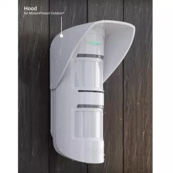 AJAX apsauginis gaubtas MotionProtect Outdoor (baltas)