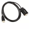 Akasa AK-CBHD26-20BK HDMI į VGA adapterio laidas 2m juodas