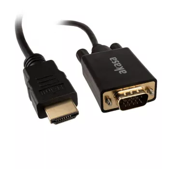 Akasa AK-CBHD26-20BK HDMI į VGA adapterio laidas 2m juodas